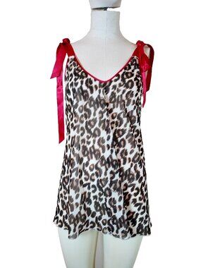 Victorias Secret Nightgown Leopard print size large